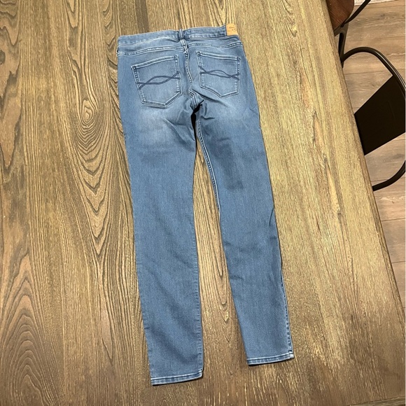 Abercrombie & Fitch Legging Jeans Pockets Stretch Denim Medium Wash Size 28/6 - Picture 7 of 9